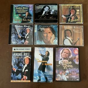 Andre Rieu LOT 11 Violinist Music CDs Videos DVD Never Used and Excellent